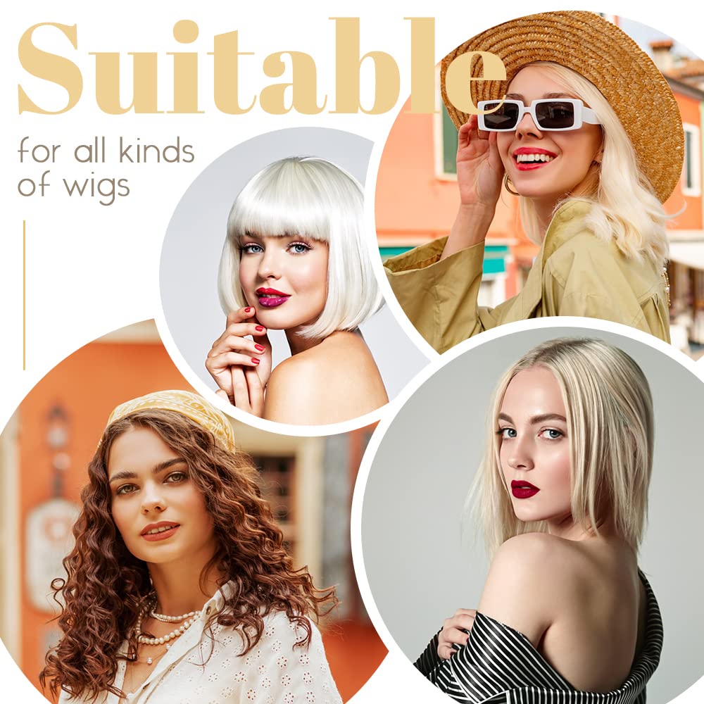 Stretchy Nylon Wig Cap for Women - Beige Stocking Hair Cap | 24 Pack