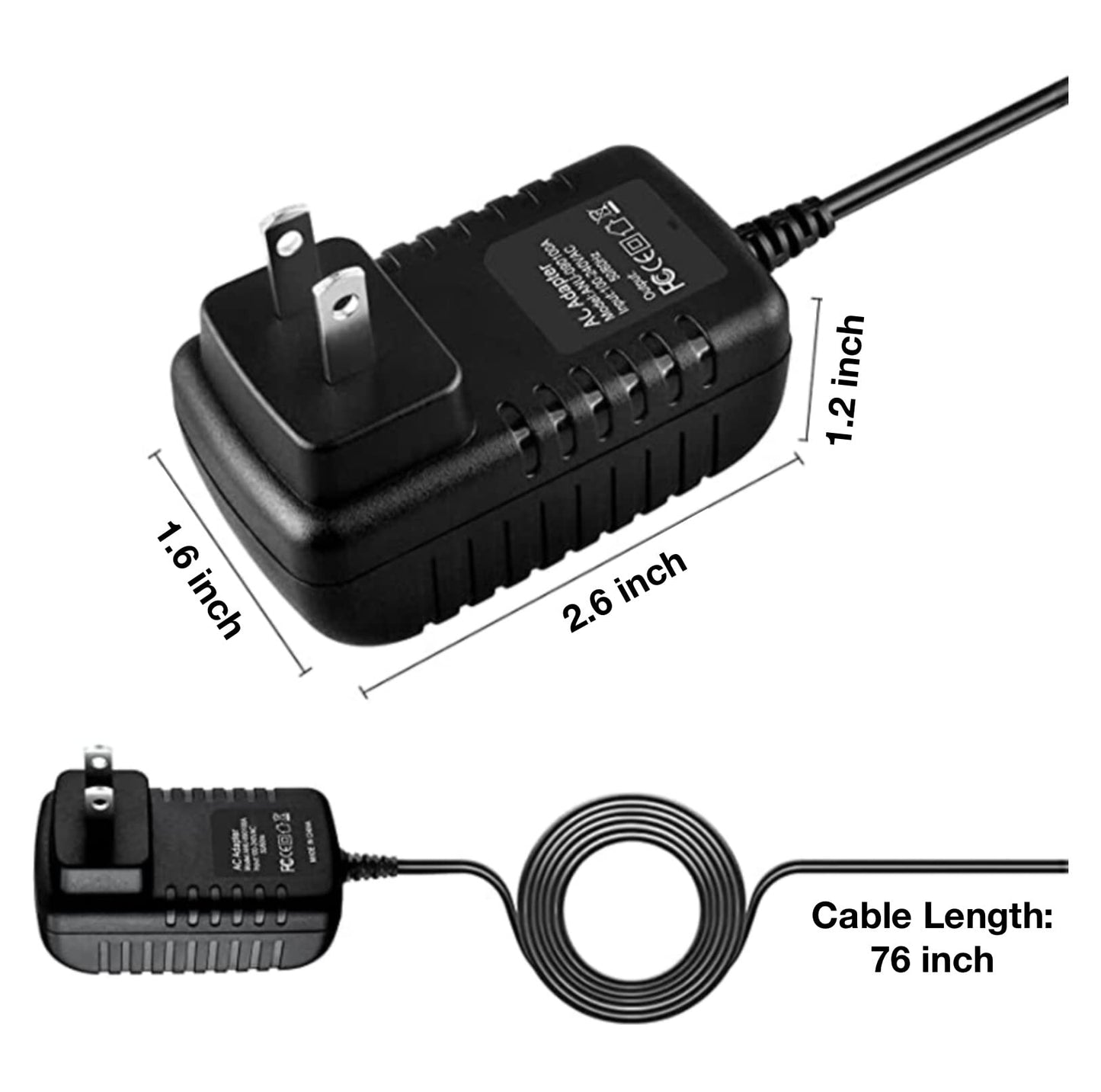 Onerbl AC/DC Adapter Compatible with Andis GTX-EXO ORL-S 74100 Cord/Cordless Lithium-lon Rechargeable Battery T-Blade GTXEXO ORLS LI Trimmer Charging Stand Clipper Power Supply Cord Cable Charger