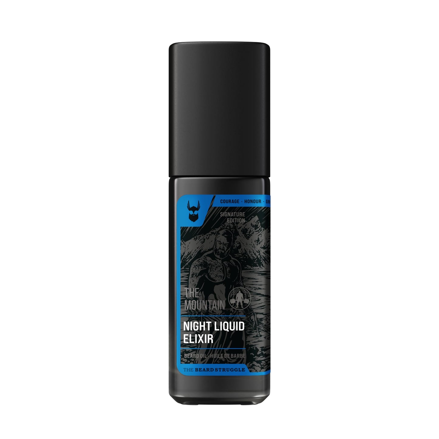 The Beard Struggle Mountain Night Beard Oil for Men – Deep Hydration & Overnight Conditioning – Strengthening Botanical Blend – Fast-Absorbing, Non-Greasy – 30 mL (1 fl oz)