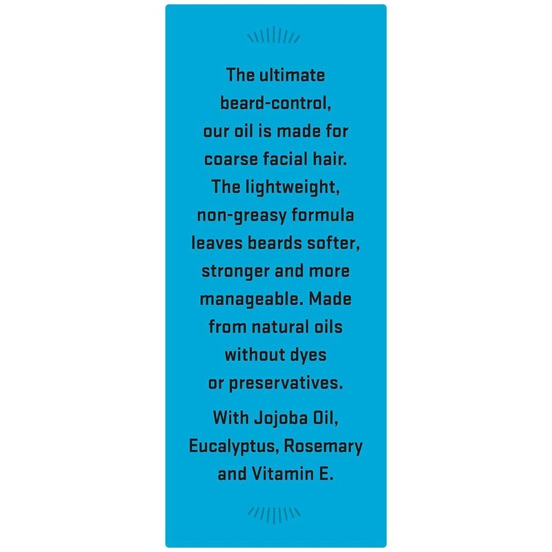Just for Men The Best Beard Oil Ever, Supports Growth, Made with Vitamin E, Eucalyptus, Rosemary, and Jojoba Oil, Smoothes and Softens without clogging pores, Light & Nongreasy, 1 Fl Oz