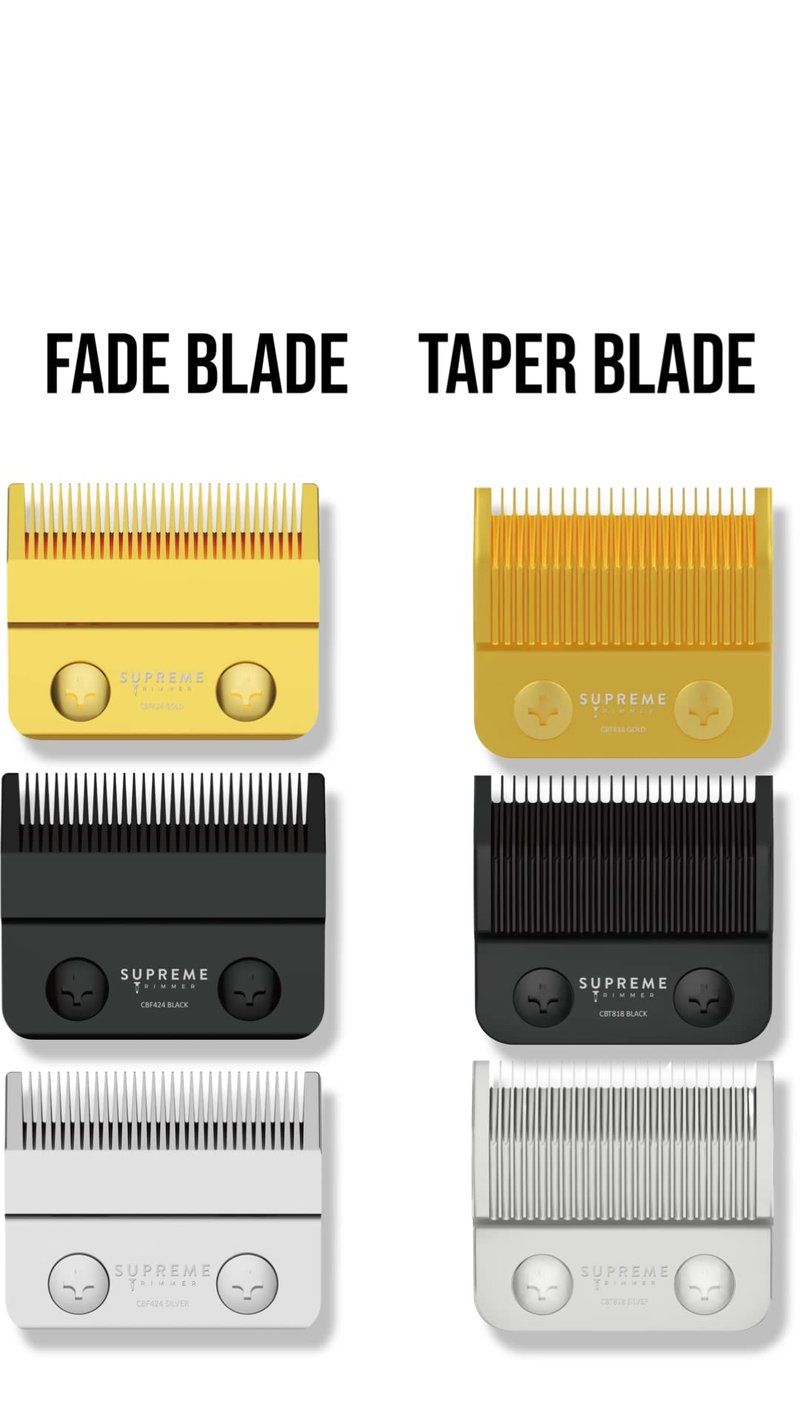 Supreme Trimmer Guide Combs & Fade Blade Bundle