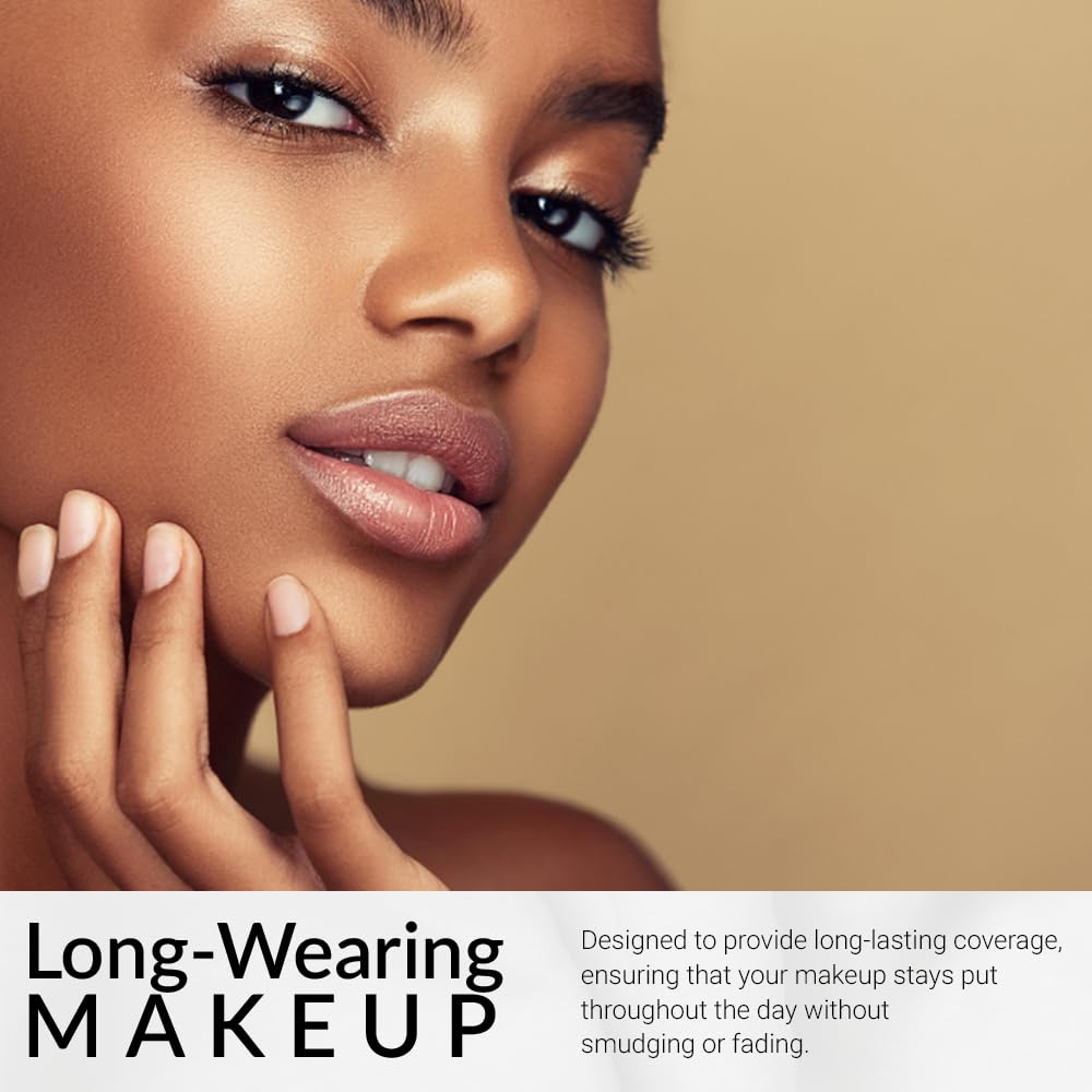 Cream To Powder Foundation - Full Coverage for Deeper Skin Tones | Long Lasting Matte Finish, 0.30 oz