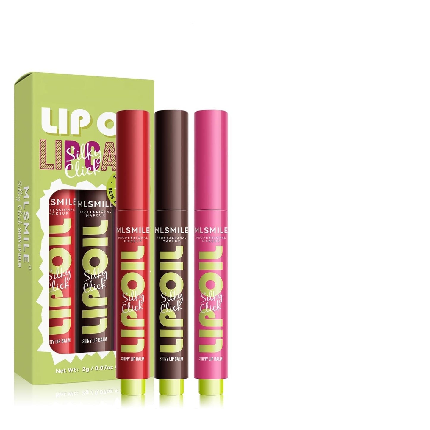 Lissymuse Hydrating Fat Lip Oil Gloss Set, 3pcs Non-Sticky Moisturizing Smooth Glossy Finish Lip Glow Oil, Tinted Plumping Butter Lipgloss Long Lasting Lips Balm - Lips Care Stuff for Women Girls Teen
