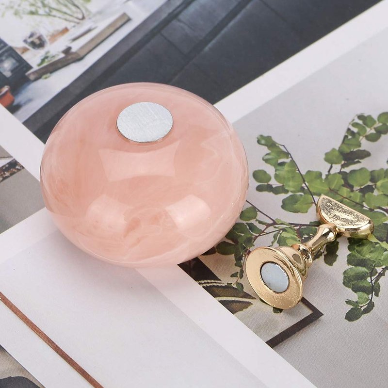 Manicure Display Stand with Magnetic Golden Base, Nail Art Tip Holder for Practice & Display, Practical Nail Accessories