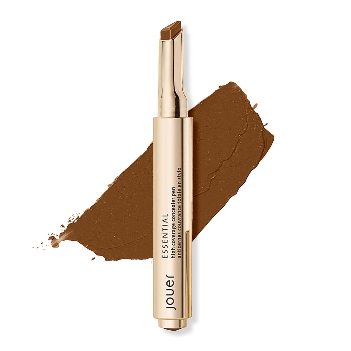 Jouer Essential High Coverage Concealer Pen - Brightening Under Eye Concealer for Dark Circles | Hyaluronic Acid & Vitamin E