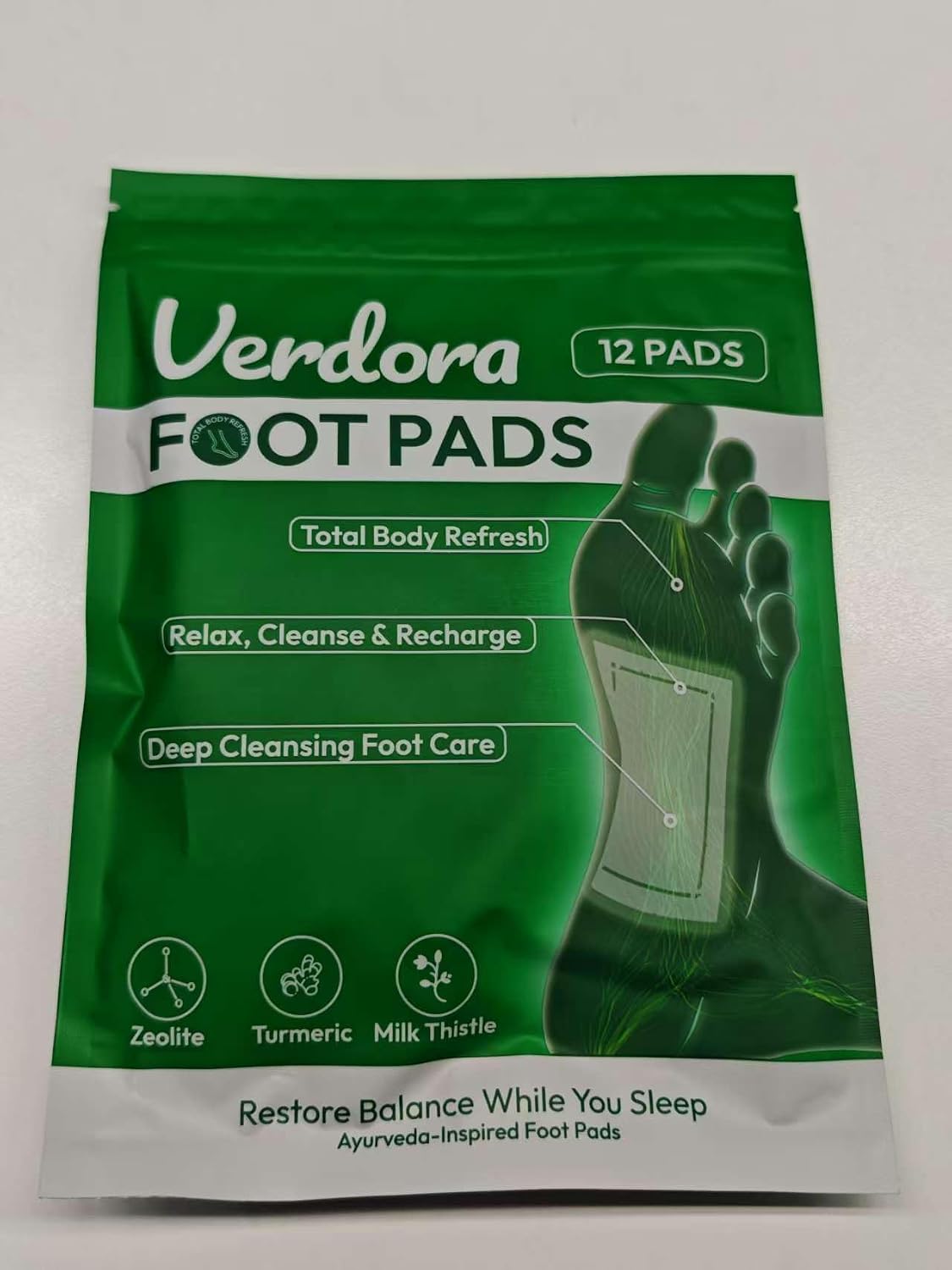 Deep Cleansing Foot Pads - Natural Bamboo Vinegar & Ginger Powder | 24 Adhesive Sheets for Relaxation & Sleep Improvement