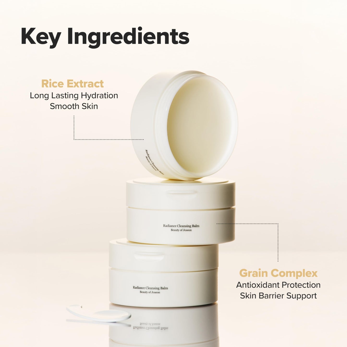 Beauty of Joseon Radiance Cleansing Balm Makeup, Sunscreen, Pore Cleanser for Sensitive Acne Skin. Korean Skincare for Men and Women 100ml, 3.38 fl.oz