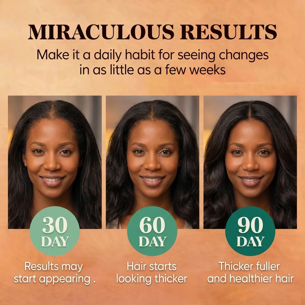 Batana Oil for Hair Growth - 100% Raw Organic Hair Mask | Promotes Thickness & Prevents Loss, 4.06 fl oz