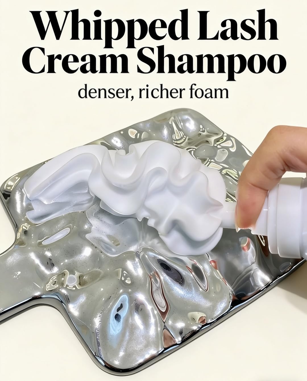 Eyelash Cleaner Kit - Whipped Lash Shampoo & Gentle Foam Cleanser | 100ml, Unscented, Includes Wash Brush