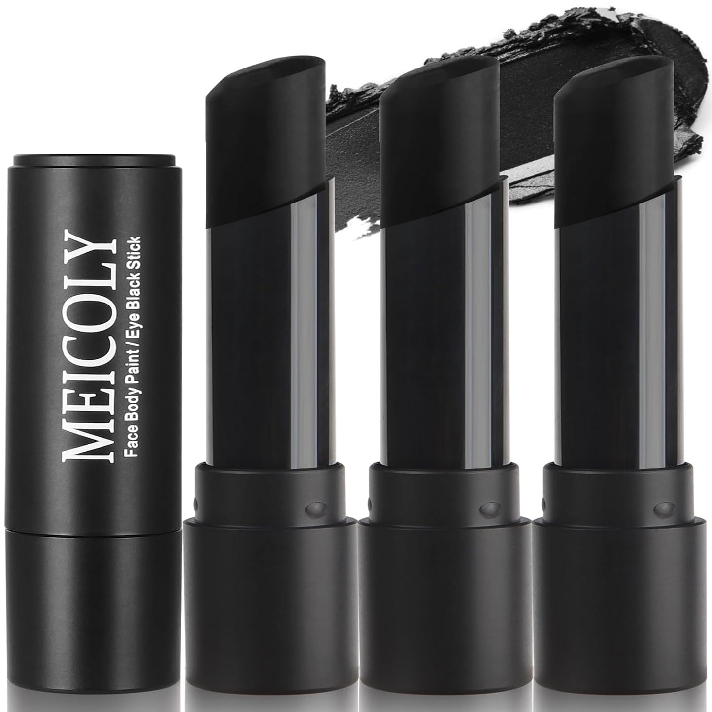 Black Face Paint Stick for Sports | Easy Application Eye Black for Baseball, Softball, Football, Lacrosse - 0.5 Oz