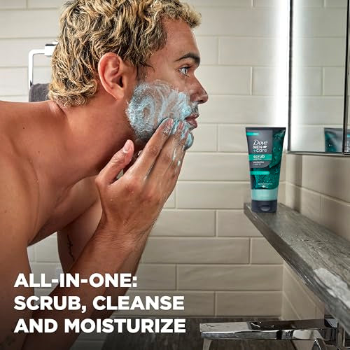 Dove Men+Care Eucalyptus Body & Face Scrub - 9 oz Exfoliator