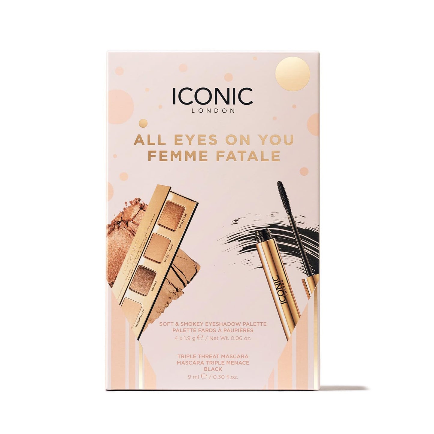 ICONIC LONDON All Eyes on You Gift Set | Includes Triple Threat Mascara and Soft & Smokey Eyeshadow Palette