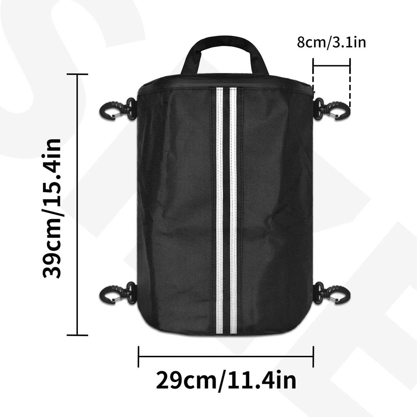 BOHEMIABY Waterproof Deck Bag for Paddle Boards & Kayaks - Paddleboard Storage Dry Bag with Turning Hook | Oxford Material & Insulated Cooler Compartment for SUP, Surfboard, and Boating Accessories