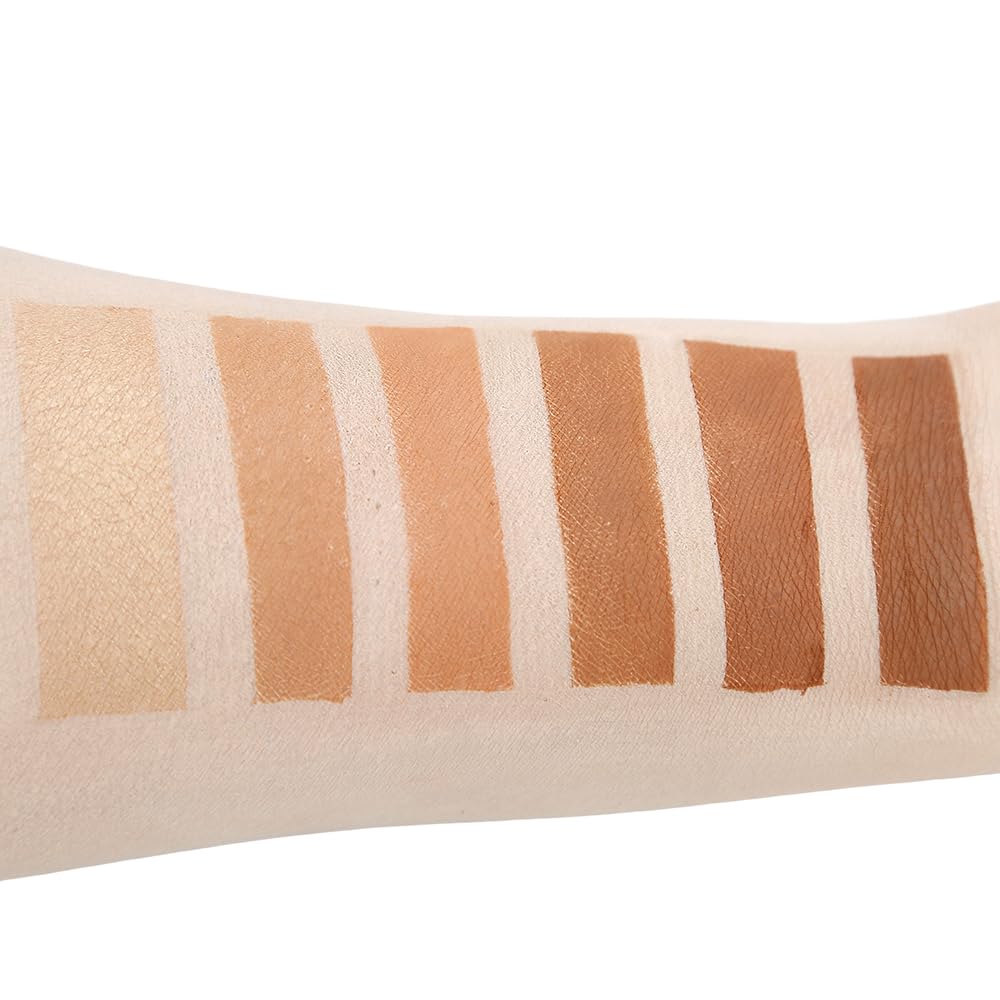 Mesvol 6 Color Contour Powder Kit Foundation Palette Contouring Makeup Kit Highlight Dramatically Sculpt Enhance Features Deep