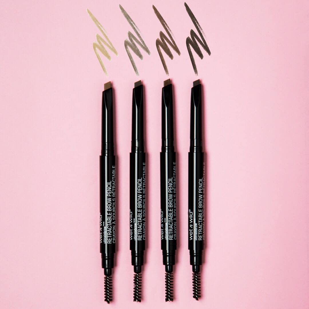 Ultimate Eyebrow Retractable Definer Pencil - Ash Brown | Dual-Sided Brush & Fine Tip for Perfect Brow Definition