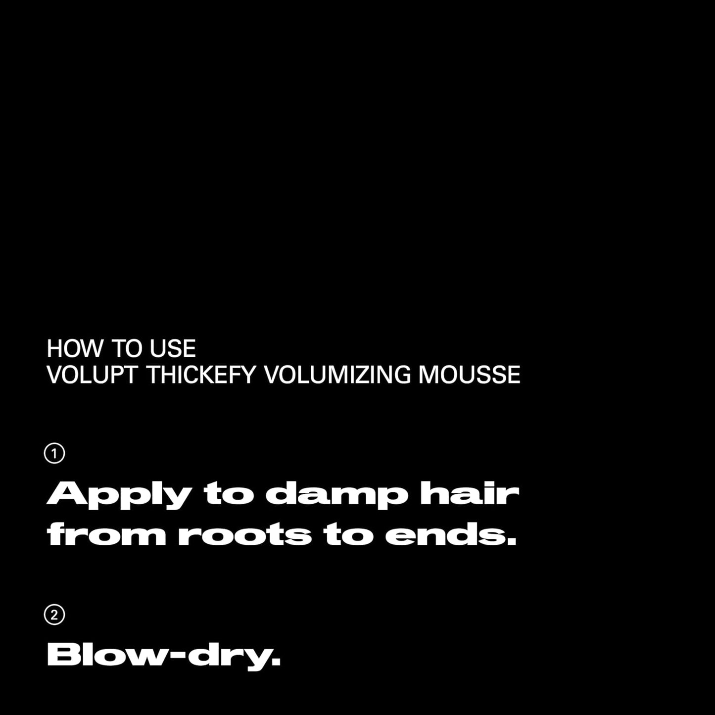 Sebastian Professional Volupt Thickefy Mousse - Volumizing Hair Styling Foam | Flexible Hold & Conditioning | 6.4 fl oz