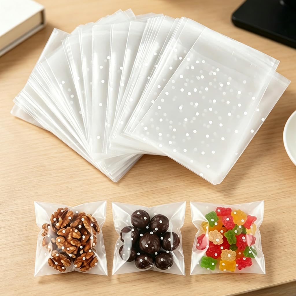 Clear Zip Lock Plastic Bags - 100 Pcs Mini 1.6" x 2.4" Pouches for Jewelry, Beads, Pills & Craft Storage | 4 Mil Thick