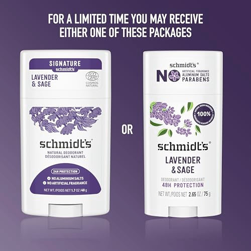 Schmidt's Lavender & Sage Aluminum-Free Deodorant 2.65 oz