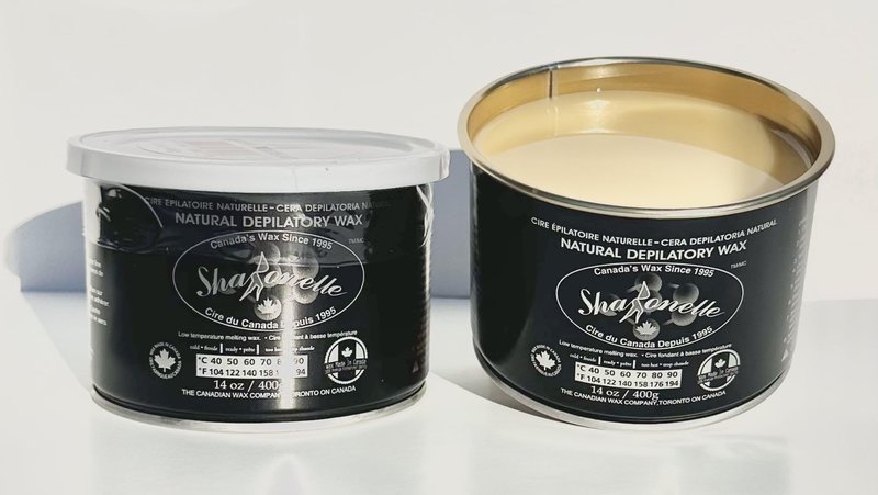 Sharonelle Natural Cream Soft Wax for Sensitive Skin in 14 oz. - 2 cans