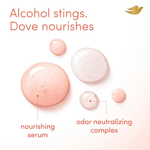 Dove Peach Glow Alcohol-Free Whole Body Deodorant Spray, 4 oz