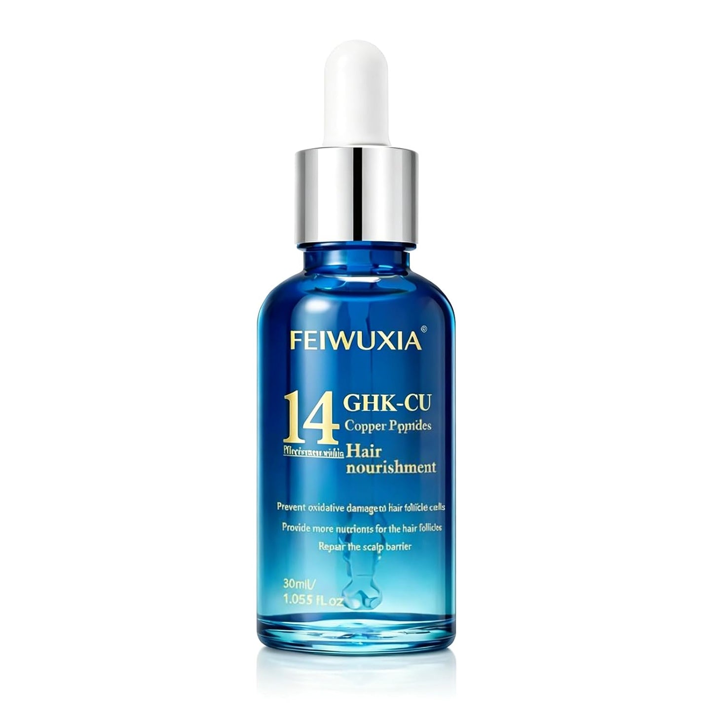GHK-Cu Peptide Hair Serum - Copper Peptides for Thinning Hair Growth | Lightweight Non-Greasy Formula for Men & Women