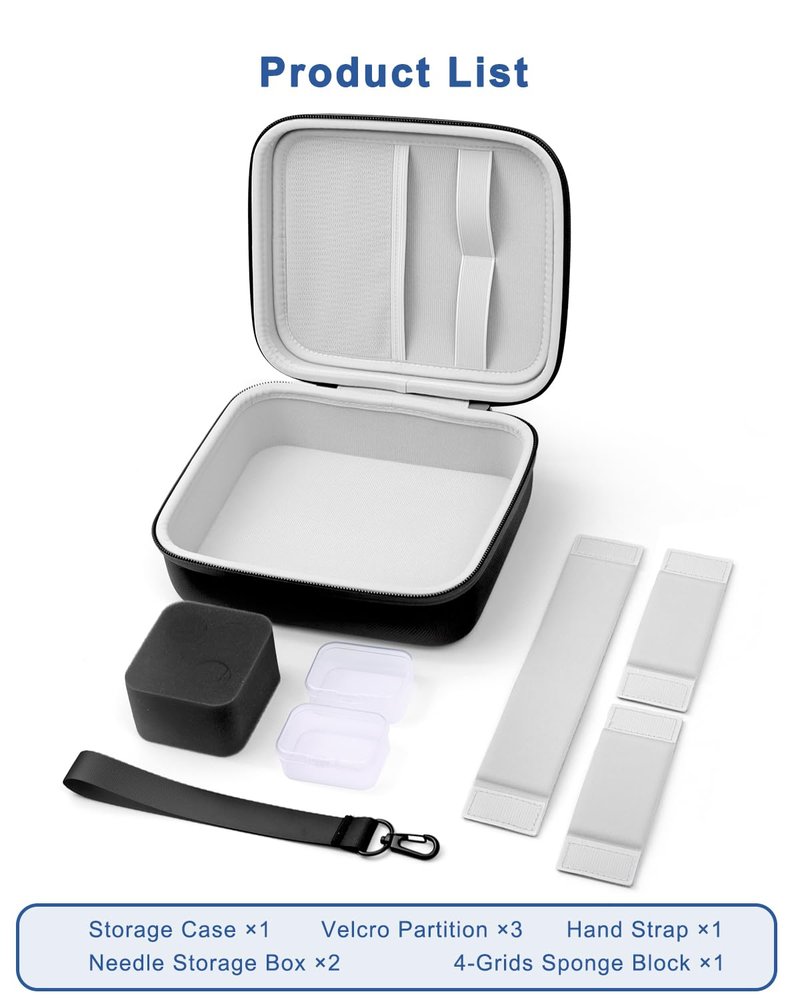 Krypthos Diabetic Supplies Travel Case, Portable Diabetes Organizer for Glucose Meter, Blood Sugar Test Strips Kit, Insulin Pens, Vials, Syringes, Lancing Device and More with Adjustable Dividers