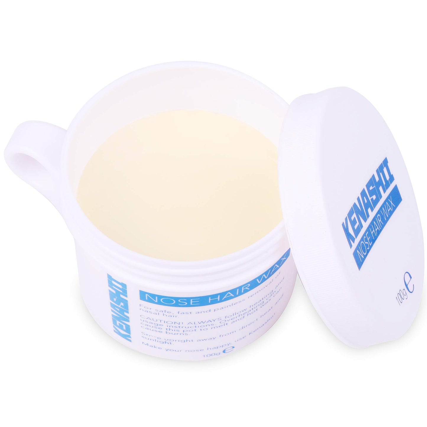 Nose Waxing Wax from Kenashii, 100g / 3.5 oz of Hypoallergenic Wax for Nasal Hair Removal, Specially Formulated to Never Get Brittle or Snap Off in Your Nose, Wipes and Applicators Sold Separately