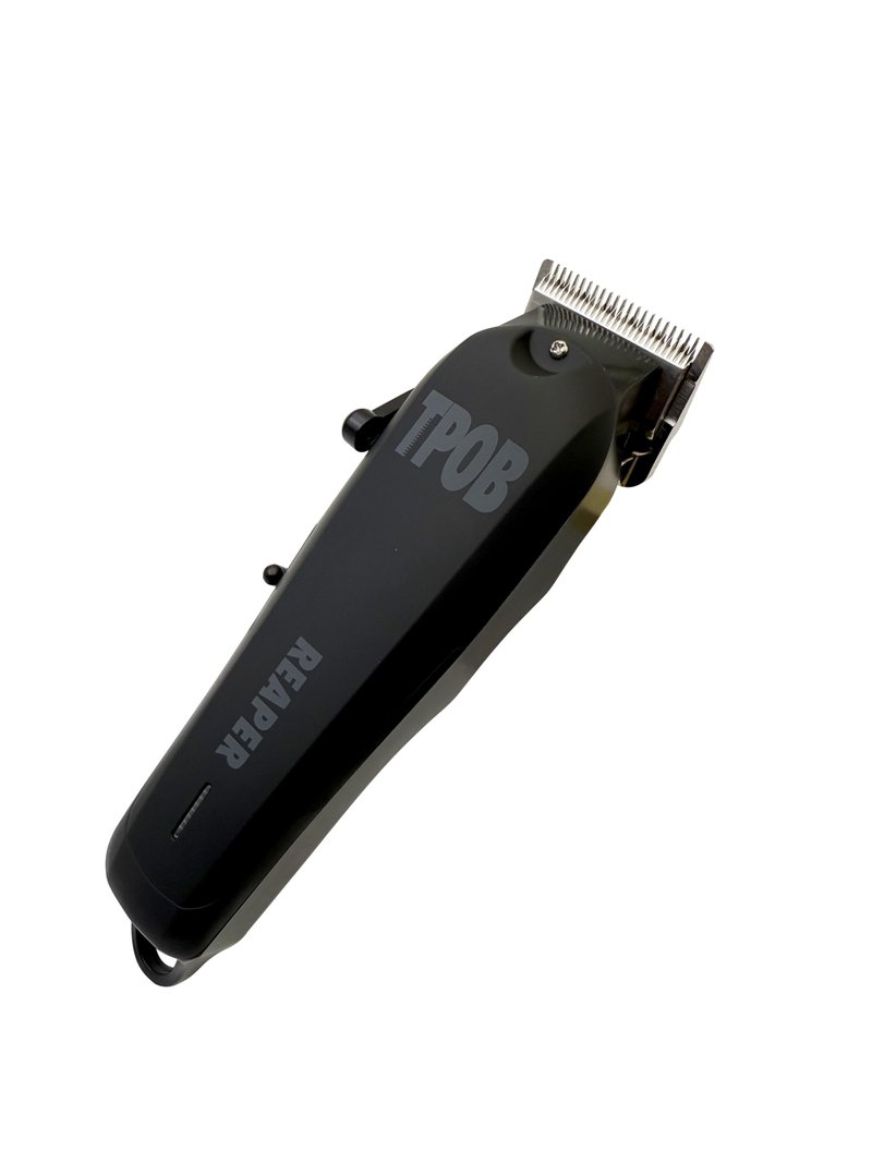 TPOB Slime 2 Ghost Black Clipper Trimmer Set Barber Hair Clippers for Men 6800 RPM with Rubber Case (Black)