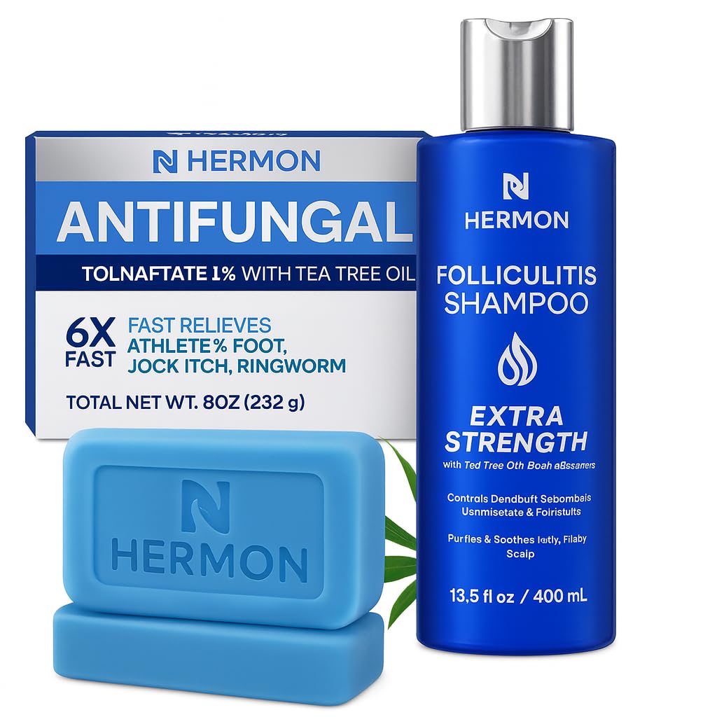Folliculitis Cream - Effective Treatment for Scalp, Face & Body | 2-Pack