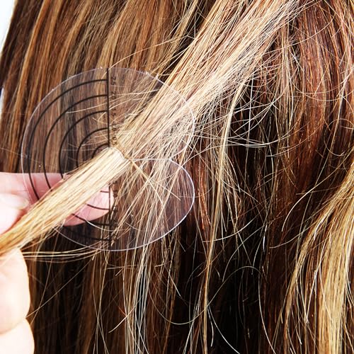 50 Pcs Heat Shield Guards for Hair Extensions - PVC Spacer Template