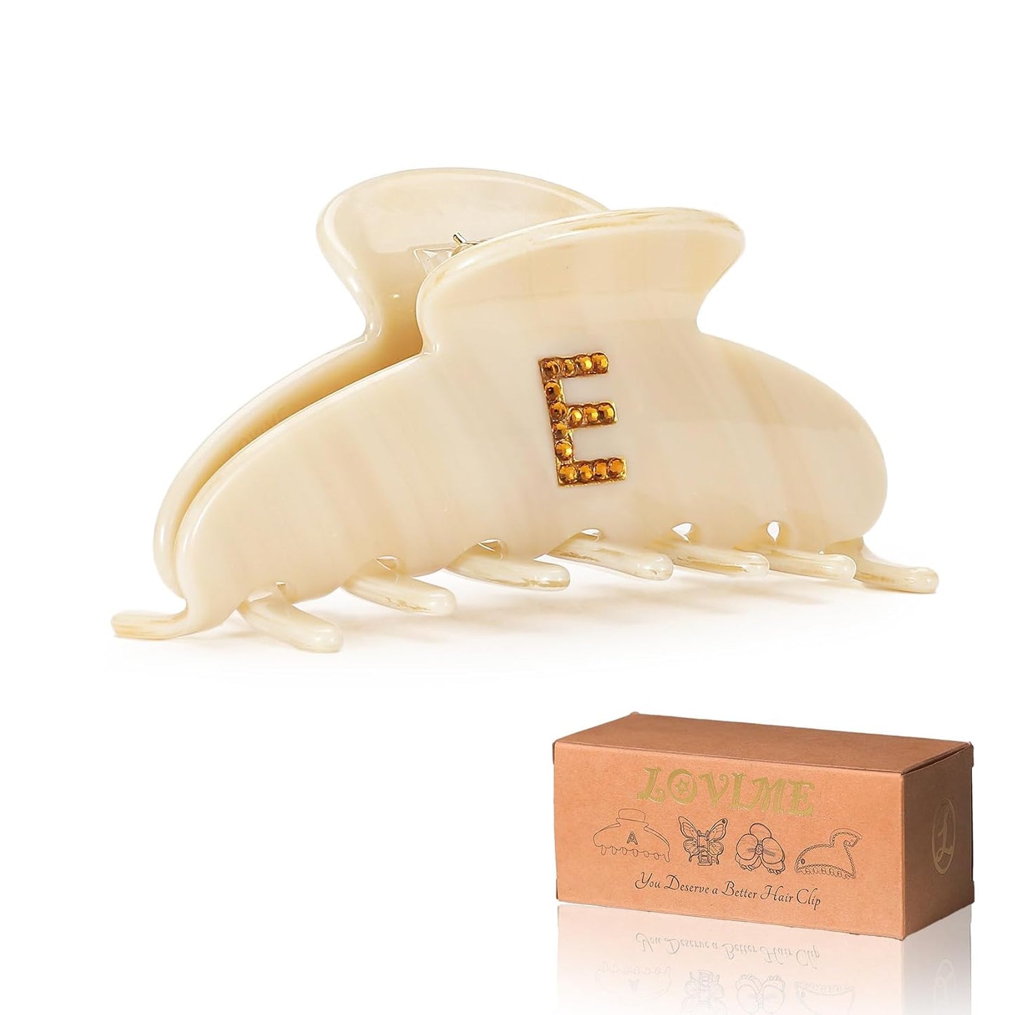 Hair Clips for Women - Strong Grip Claw Clips for Thick & Thin Hair | GRS-Certified Acetate, Comfortable Styling