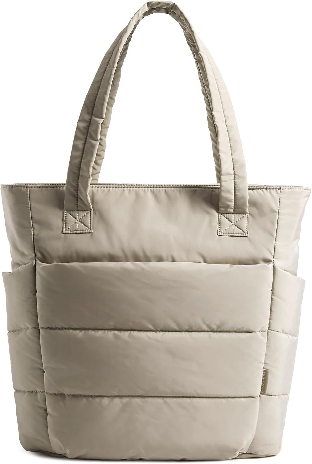 BAGSMART Tote Bag for Women - Lightweight Puffy Shoulder Bag with Compartments for Travel & Gym | Versatile Design