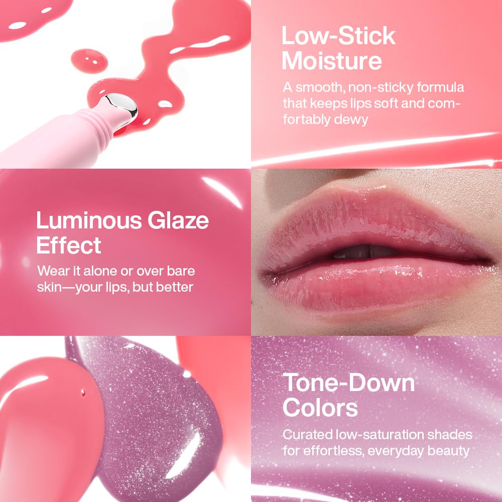 INTO YOU Bare Tint Lip Balm, Moisturizing Lip Softening Makeup, Hydrating Sheer Shine, Soothing Lip Gloss, Long lasting lightweight Serum, Plumping, Smoothing Lip Glow Oil, BT02