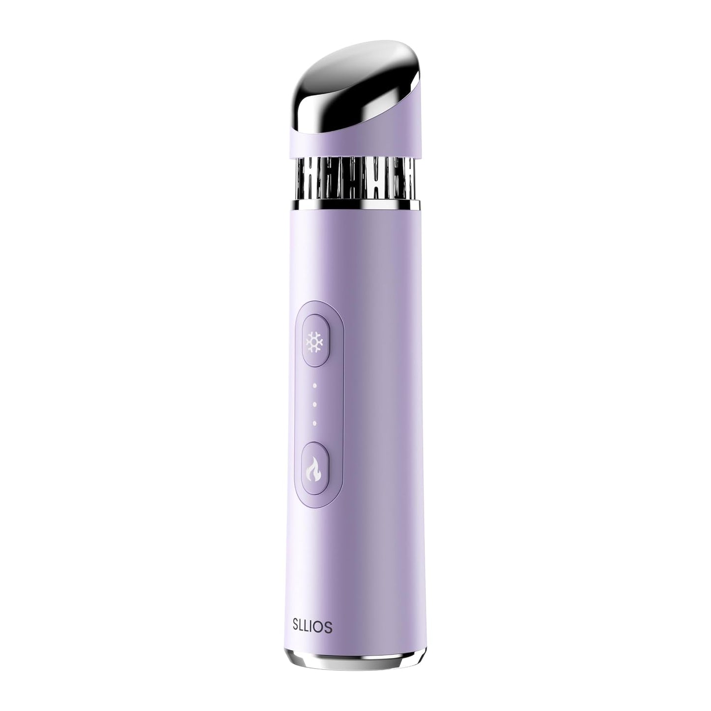 Depuffing Wand - 2-in-1 Cold & Heat Therapy for Eyes & Face | Reduce Puffiness & Dark Circles, 3 Temperature Levels, Gentle on Skin - Purple