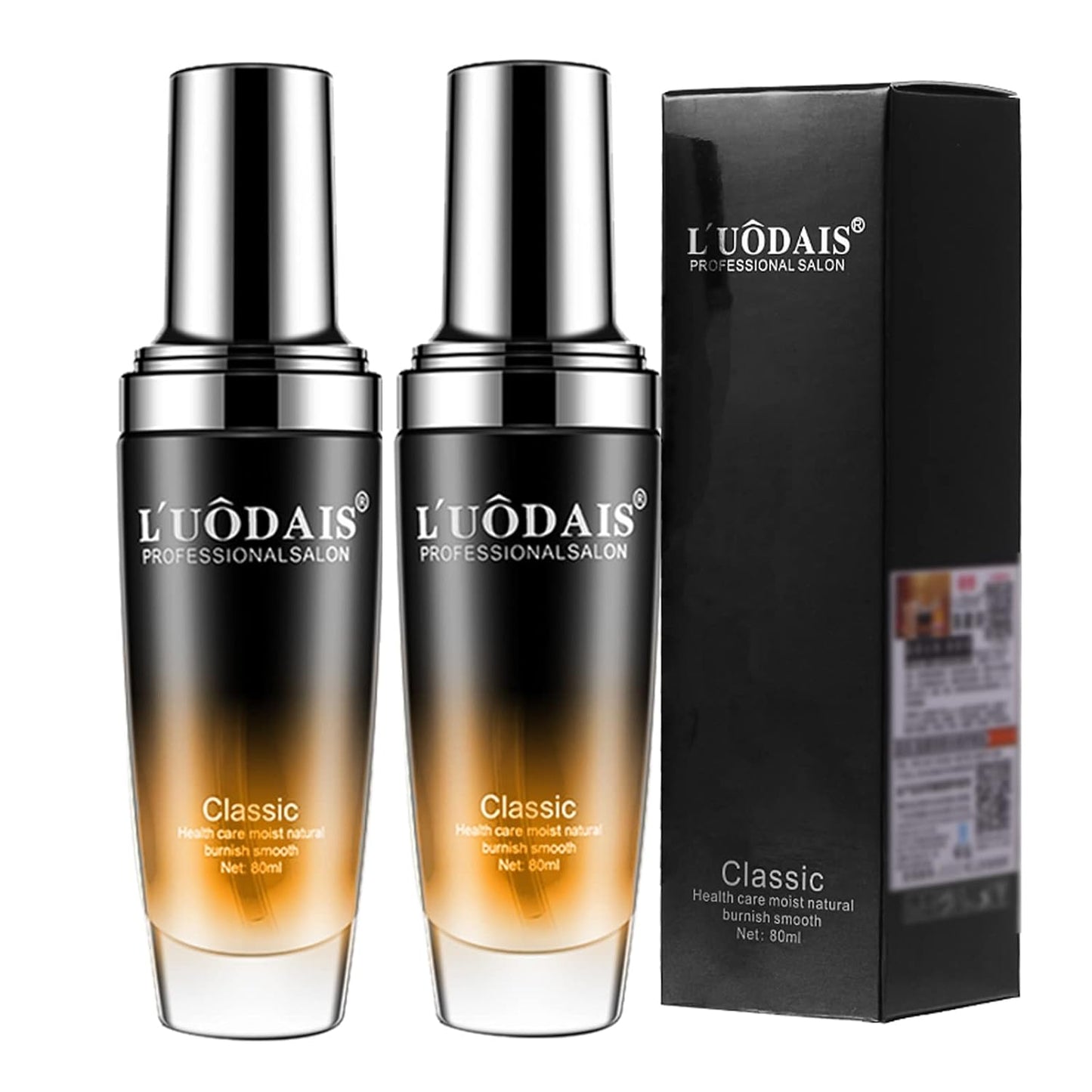 Golden Lure Pheromone Hair Oil - 80ml Leave-In Perfume Hair Serum for Frizz Control & Shine