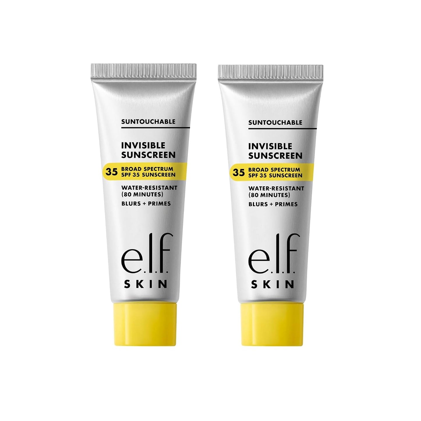 e.l.f. SKIN Suntouchable Invisible SPF 35 Sunscreen - Lightweight Gel for Daily Use | Vegan & Cruelty-Free