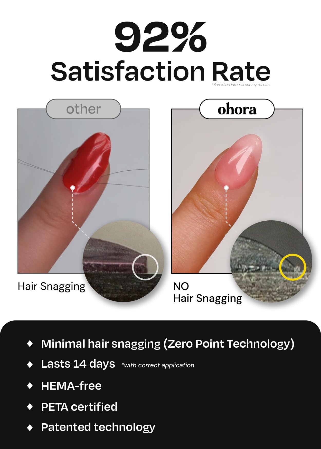 ohora Semi-Cured Gel Nail Strips Value Set (N Essential French Starter Kit) Includes Full Size Lamp and Mini Remover, Salon-Quality, Long Lasting, Easy to Apply & Remove