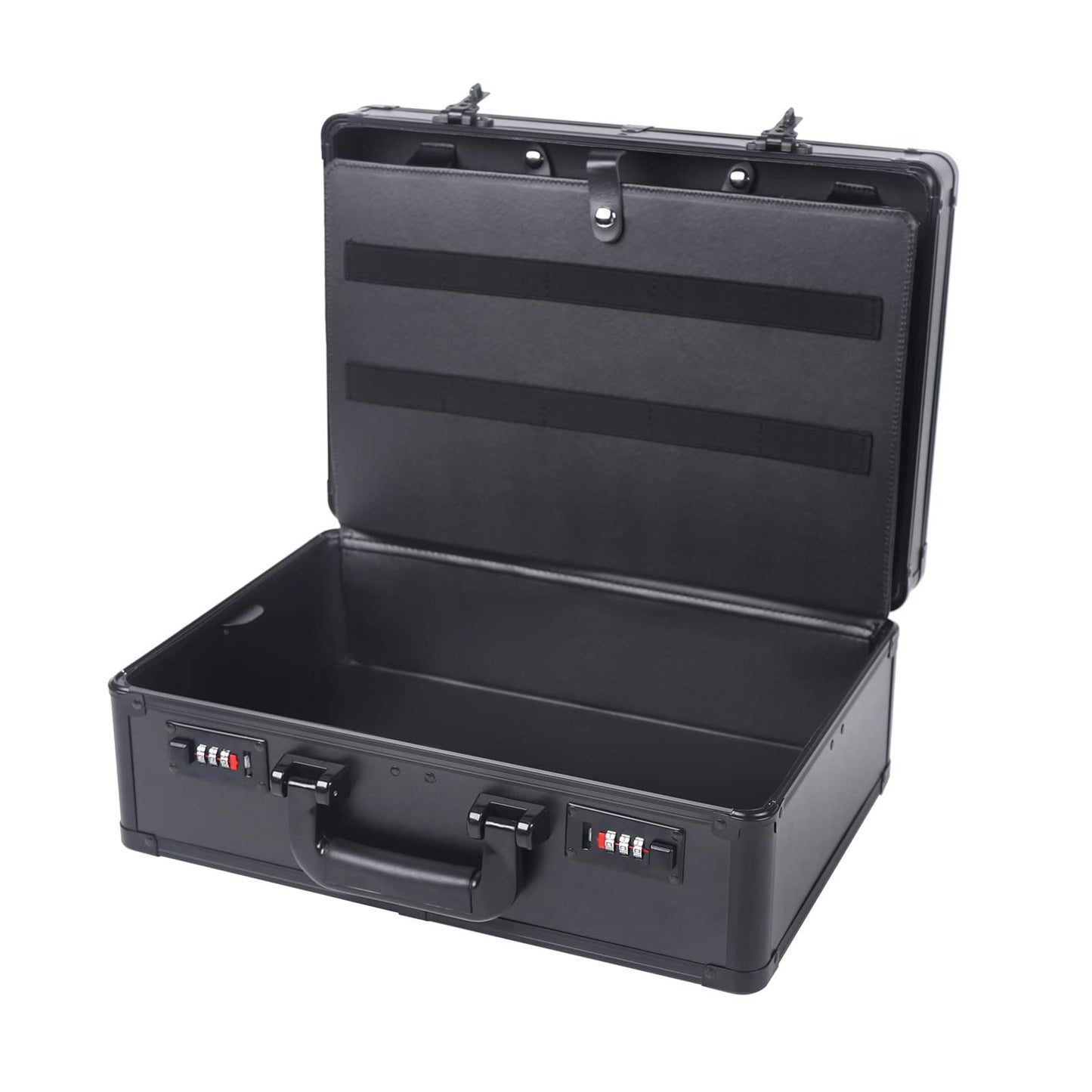 DENEST Barber Tool Travel Case Hairdresser Salon Clipper Trimmer Holder Organizer Box Tool Case with lock, Hair Styling Cutting Kit for Clipper Shears Combs Cosmetics Salon Beauty Supplies