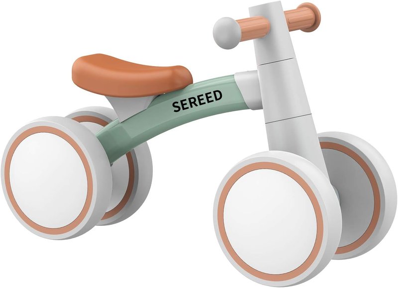 Baby Balance Bike for 1 Year Old - 4-Wheel Toddler Bike | Safe & Fun for 12-24 Months