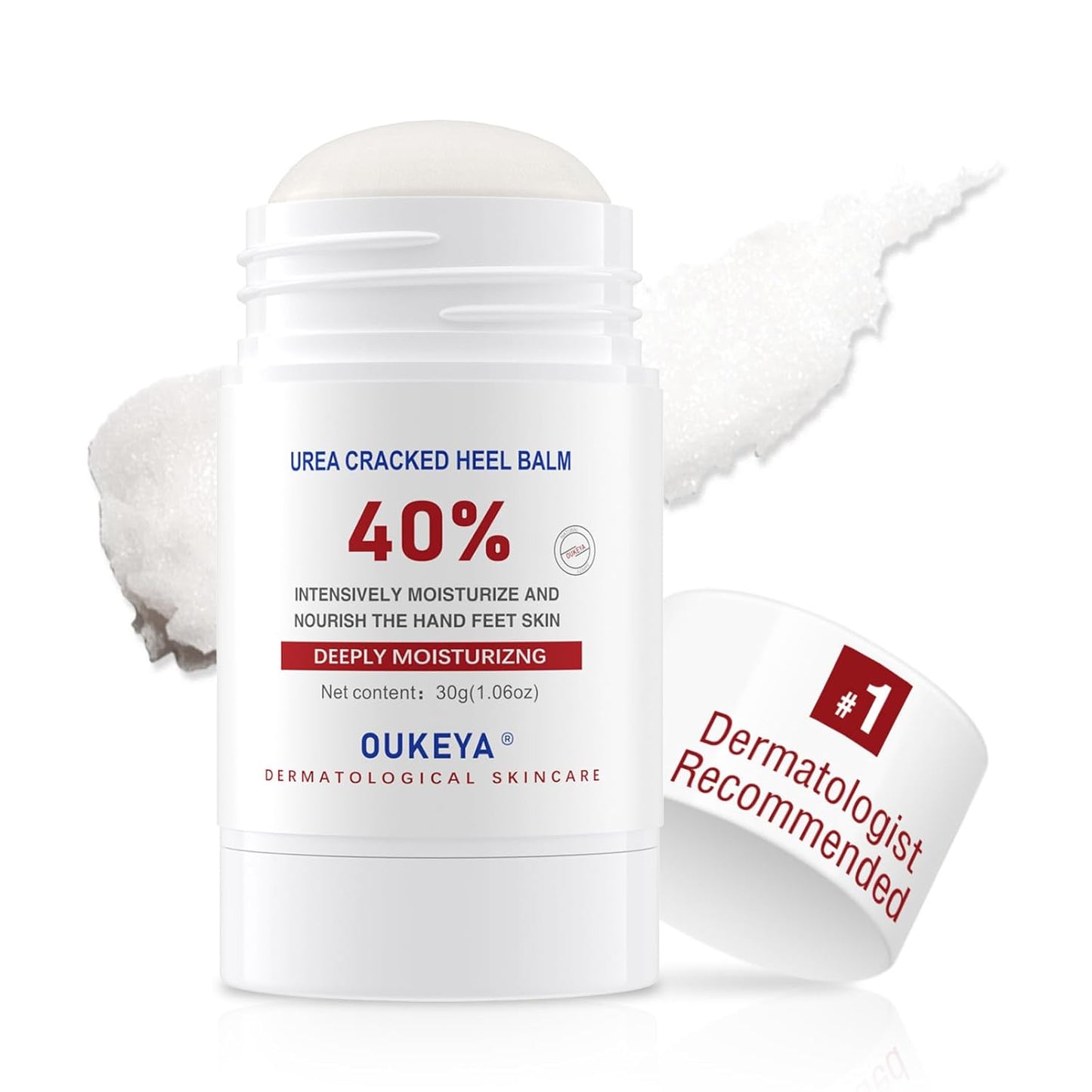 Urea Cream Stick 40% - Maximum Strength Foot & Hand Balm for Dry, Cracked Skin | 1.06 oz