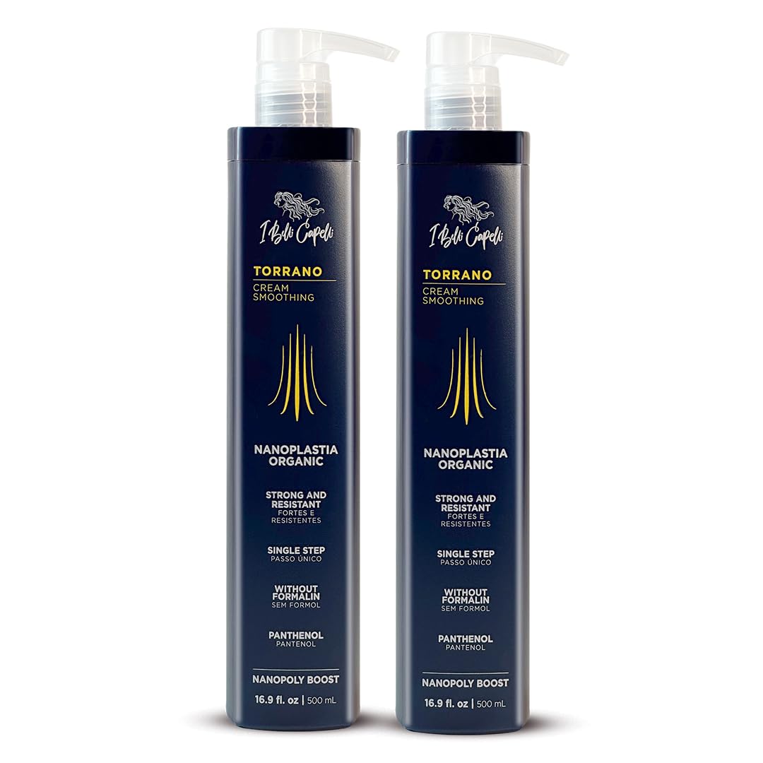 Keratin Hair Treatment Kit - Formaldehyde-Free Straightening with Nanoplastia & B-tox | 2 Pack