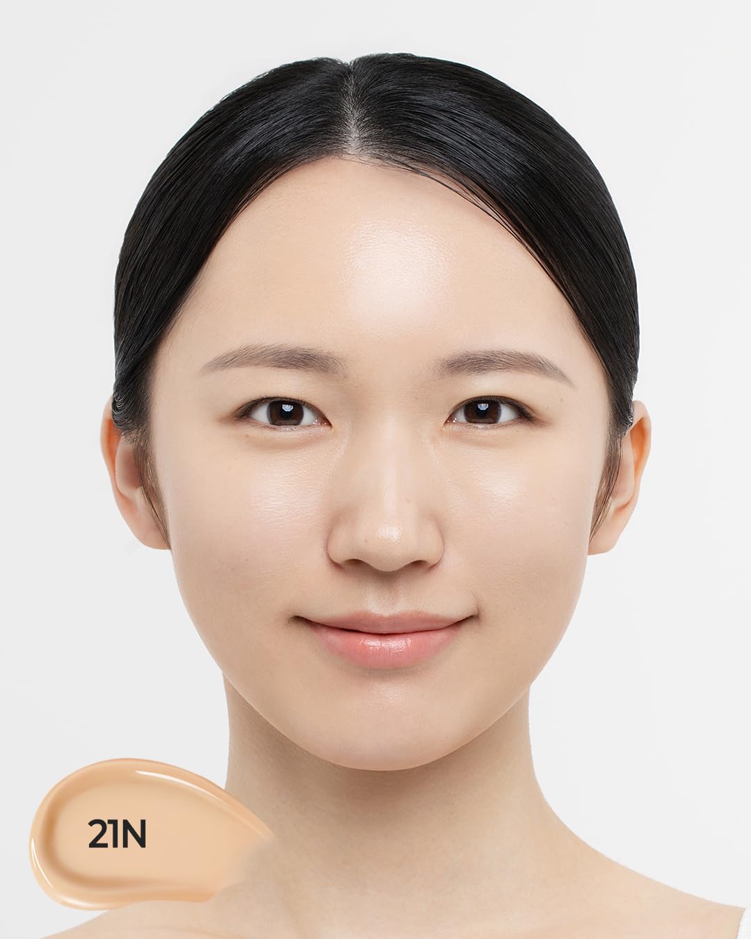 JUNG SAEM MOOL PDRN Serum Skin Tint, Lightweight Dewy Radiance Glow, Buildable Coverage, PDRN-infused Skincare Formula, 24H Hydration, Skin Barrier Support (1.35 fl oz | 40 ml) 21N