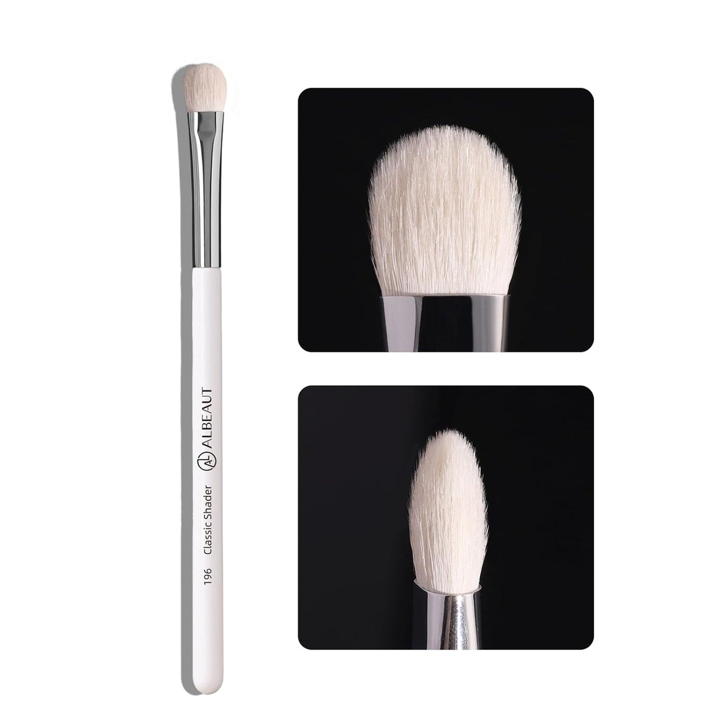 Eye Shadow Brush - Dense & Soft Applicator for Smokey Eyes | Classic Shader (196)