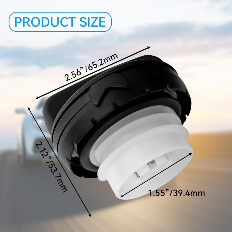 Bularie Gas Cap 17251-3JA0A Compatible With Nissan Pathfinder, Infiniti QX60 JX35 Car - Fuel Filler Cap Fit for Nissan Altima Frontier Murano Versa, Infiniti Fuel Tank, Replace 17251-9BD0E 17251-1VZ0D