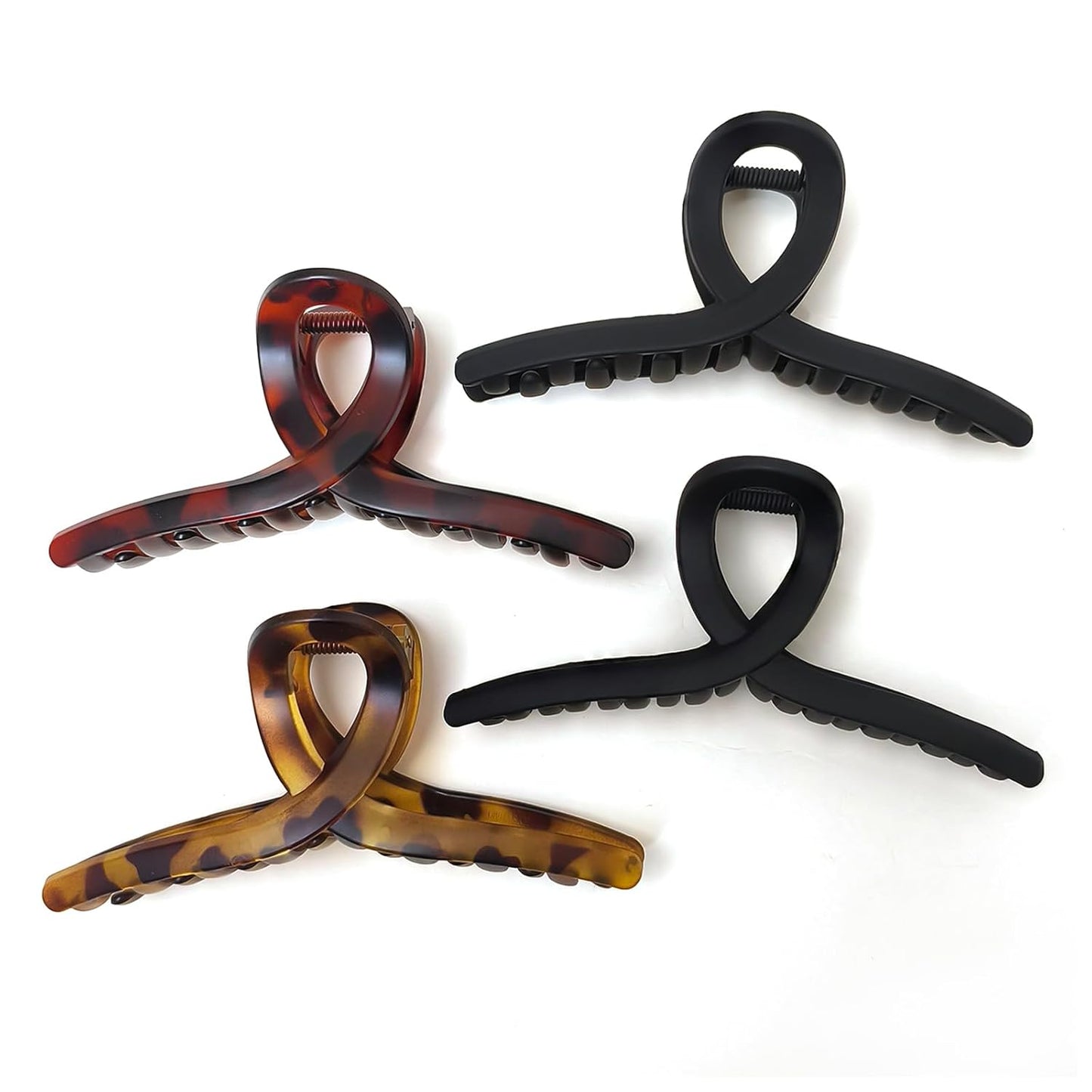 Extra Large Claw Clips - 5 Inch Jumbo No Slip Hair Clips for Thick Long Curly Hair | 2 Pack