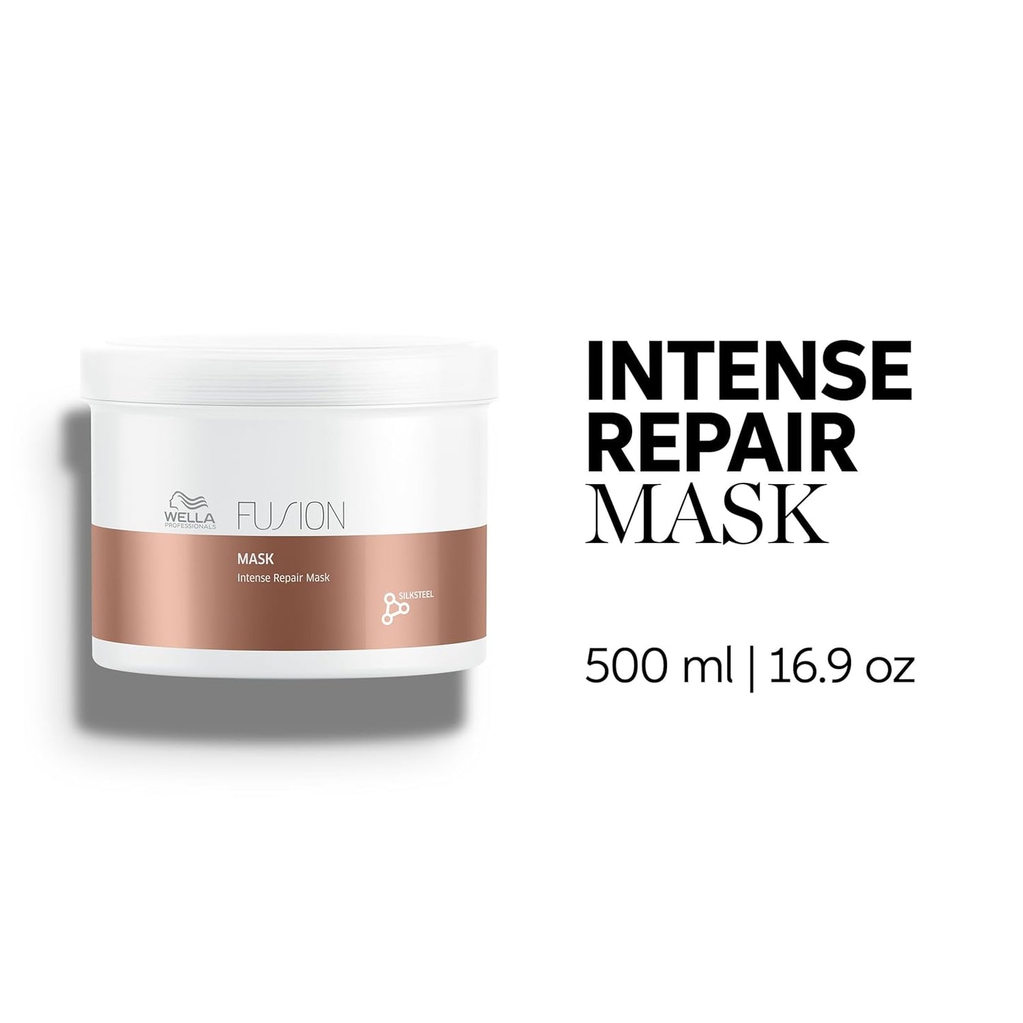 Wella Professionals Fusion Intense Repair Hair Mask - Deep Treatment for Damaged Hair & Breakage Recovery