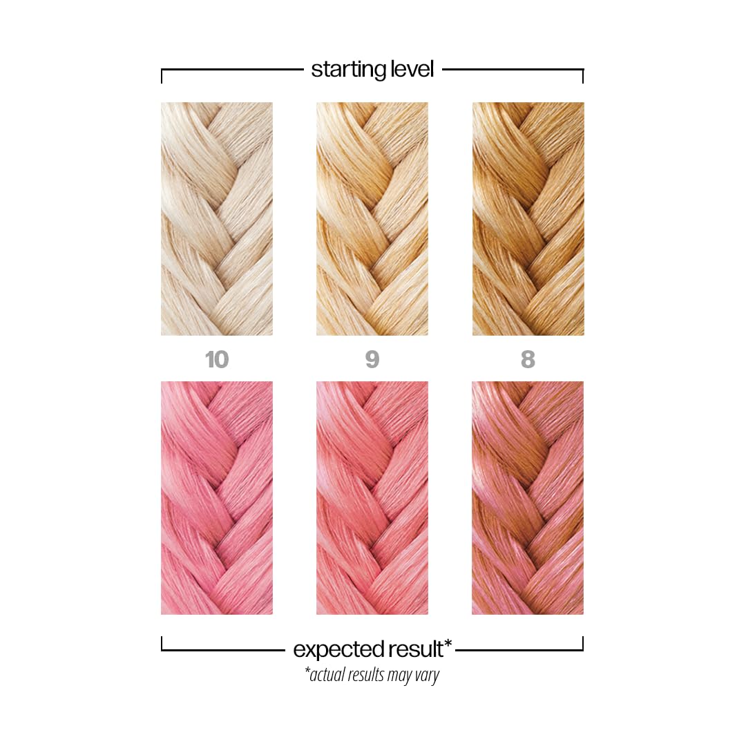 Semi-Permanent Hair Color - Cheap Date Light Pink | Vibrant, Long-Lasting Shade