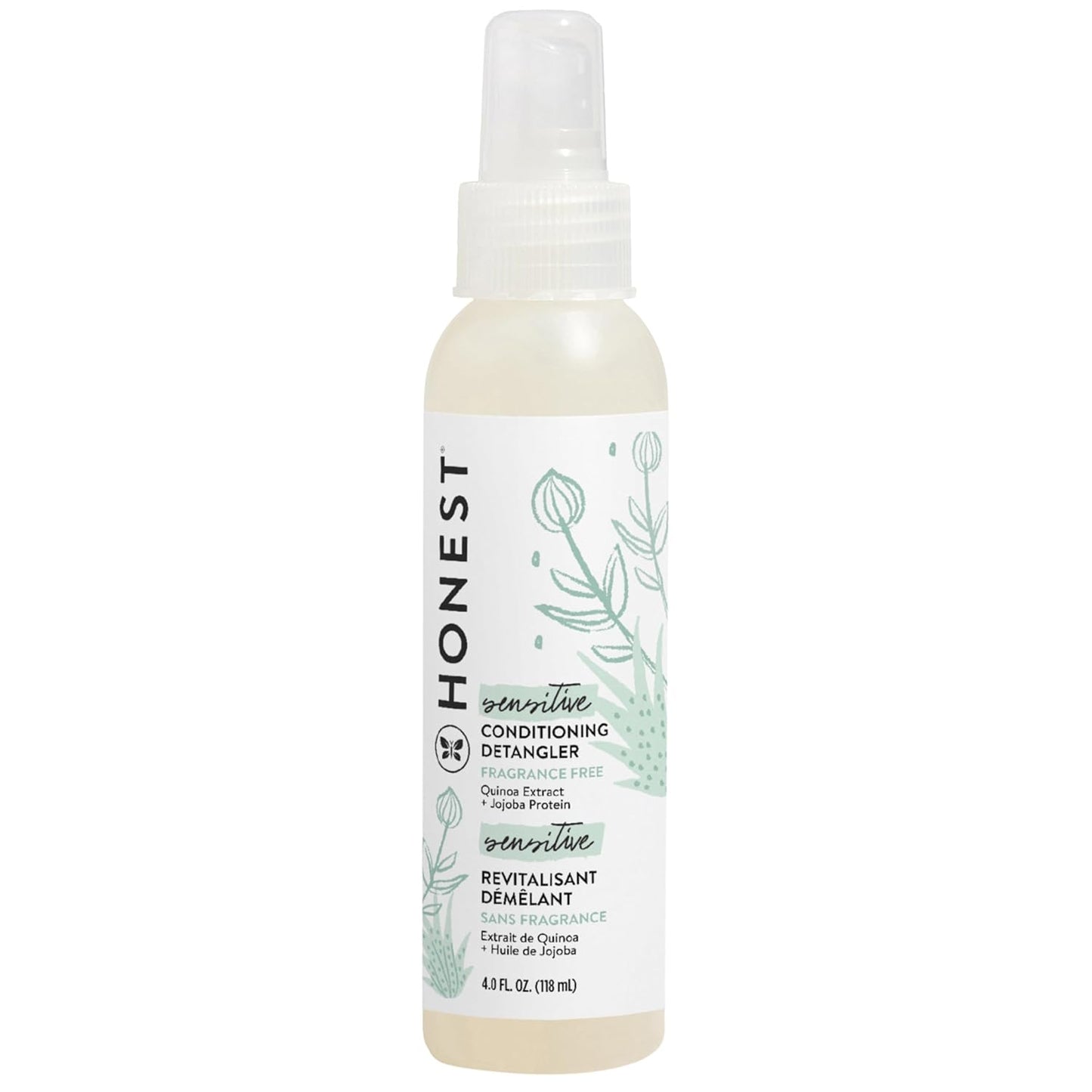 Conditioning Hair Detangler Spray - Tear-Free, Hypoallergenic Leave-In Conditioner | Citrus Vanilla, 4 fl oz