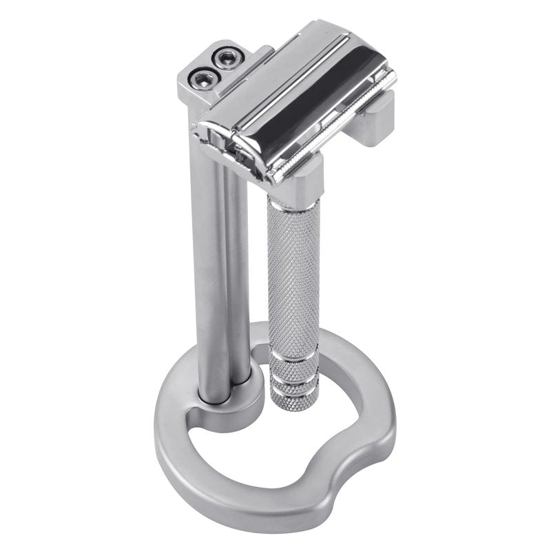 SANWA Deluxe Razor Holder Stainless Shaving Razor Stand,Dad Gifts,boyfriend Gifts,Husband Gifts for Him