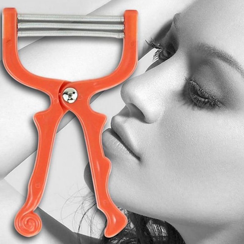 Beaupretty Facial Hair Epilators 3-Pack Portable Spring Hair Removal Tool for Women and Men Upper Lip Chin Cheeks Smooth Skin